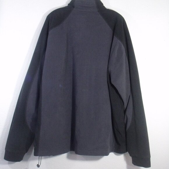 North End Men's Full Zip Fleece Jacket Size 3XL Gray and Black New - Picture 6 of 9